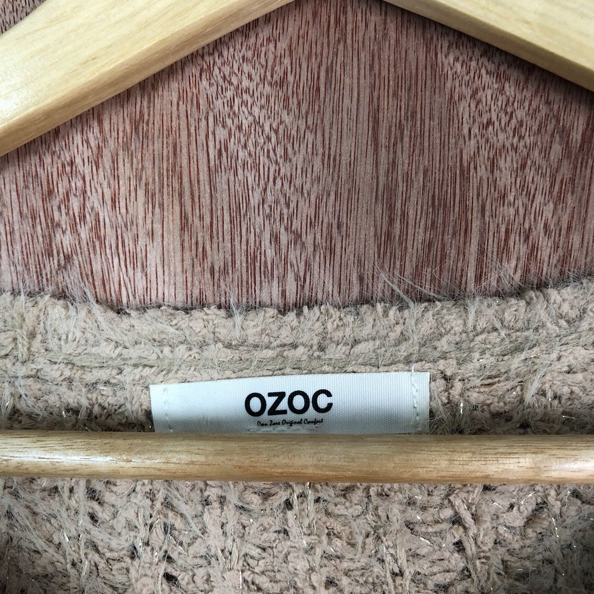 Homespun Knitwear Ozoc Brown Shag Shaggy Fur Mohair Knitwear #6627 Size US M / EU 48-50 / 2 - 7 Thumbnail