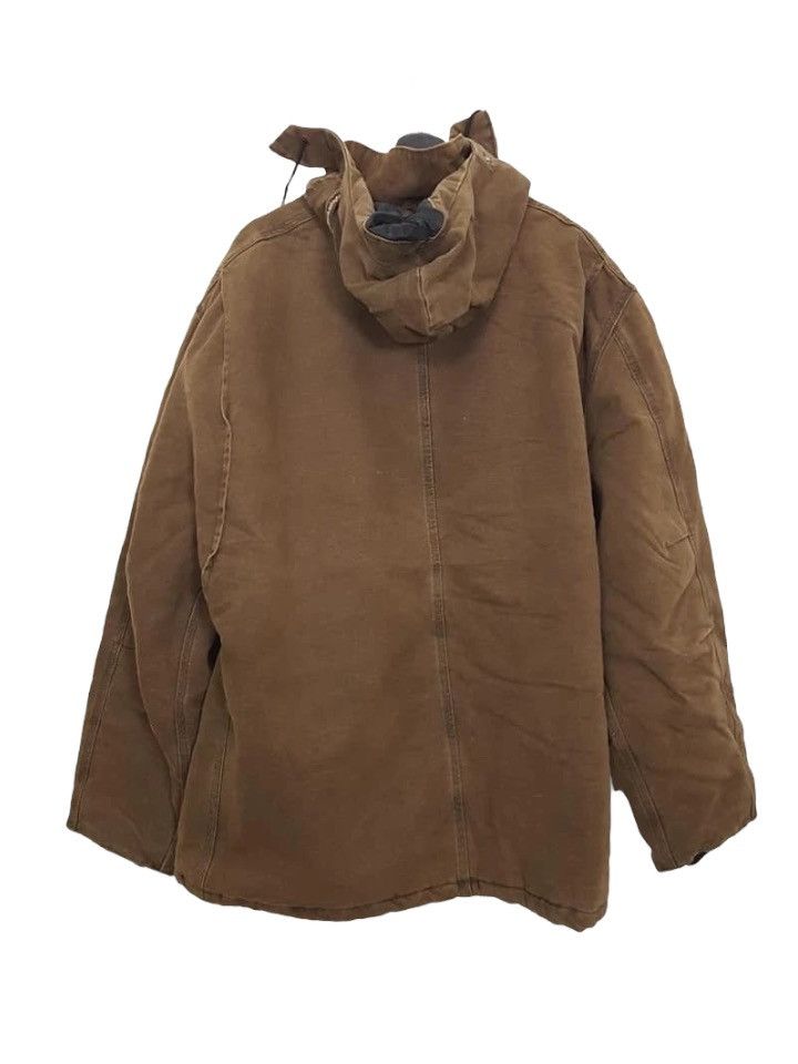 Carhartt CARHATT Winter/ Workwear Corduroy Collar Quilted Jacket Size US XXL / EU 58 / 5 - 3 Thumbnail
