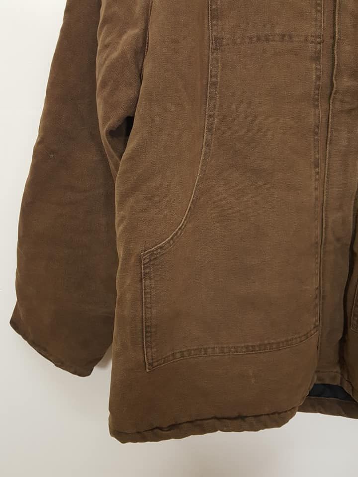 Carhartt CARHATT Winter/ Workwear Corduroy Collar Quilted Jacket Size US XXL / EU 58 / 5 - 11 Thumbnail