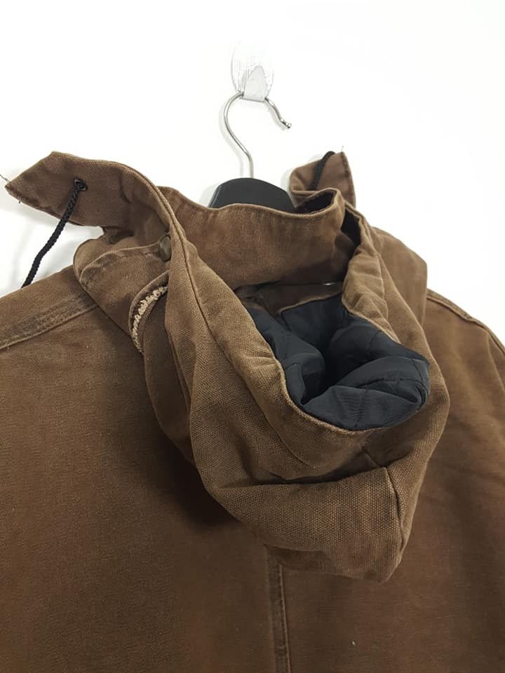 Carhartt CARHATT Winter/ Workwear Corduroy Collar Quilted Jacket Size US XXL / EU 58 / 5 - 8 Thumbnail