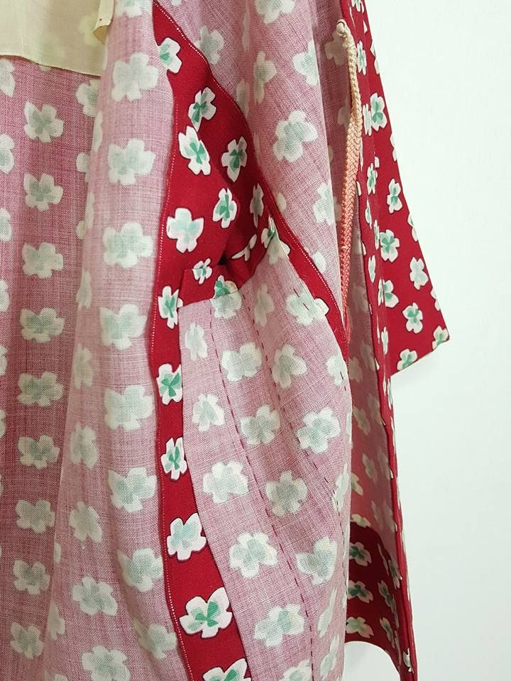 Other Hitoe Haori Floral Motif Noragi Japanese Traditional Jacket Size US M / EU 48-50 / 2 - 9 Thumbnail