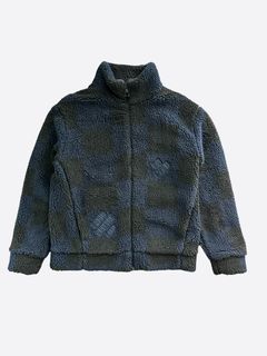 Louis Vuitton Virgil Abloh x Nigo Men's M Grey LV2 Printed Heart Sweatshirt  121l