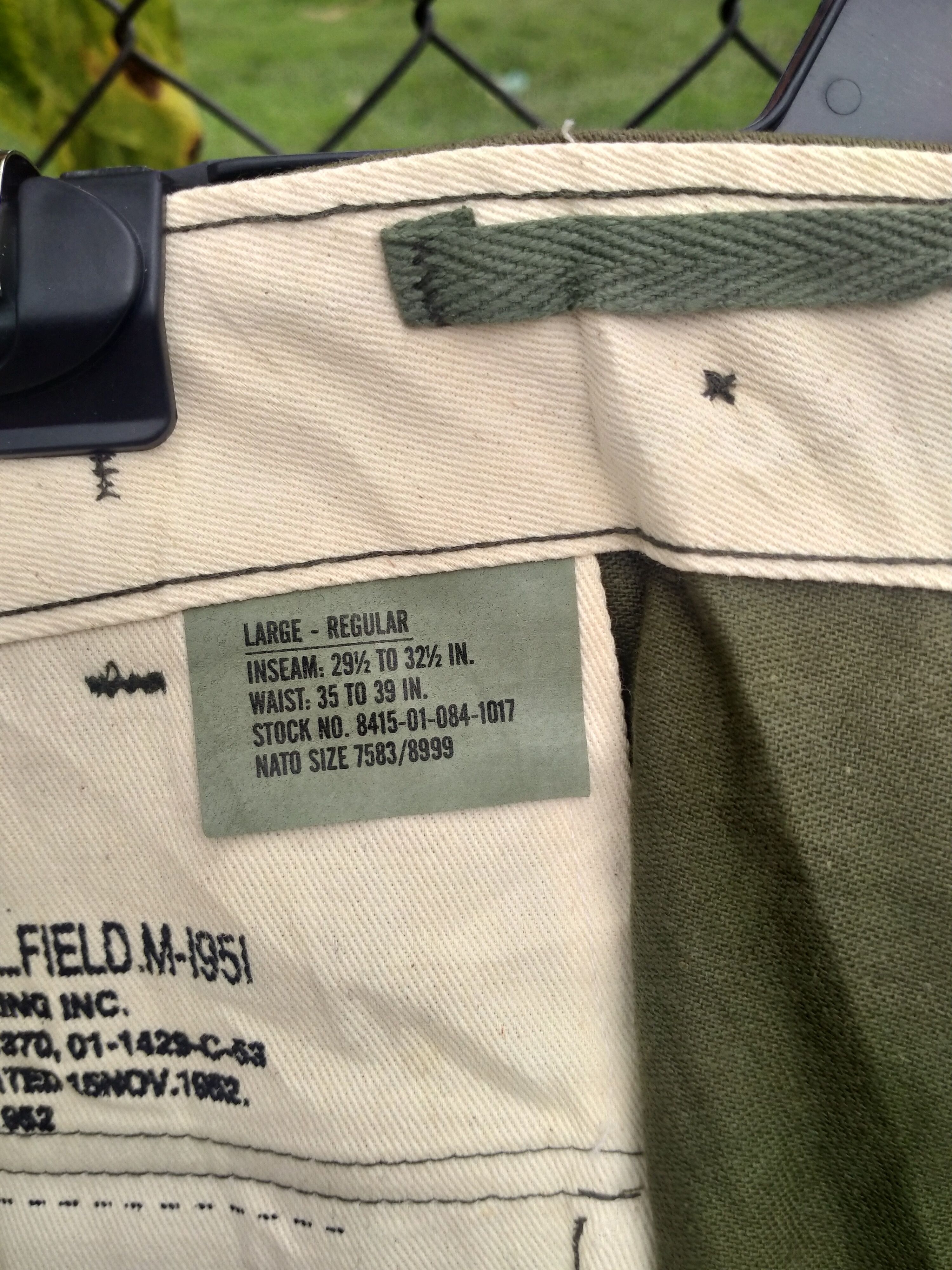 Vintage VINTAGE 1950’s US ARMY MILITARY CARGO M-19 PANTS Size US 36 / EU 52 - 6 Thumbnail
