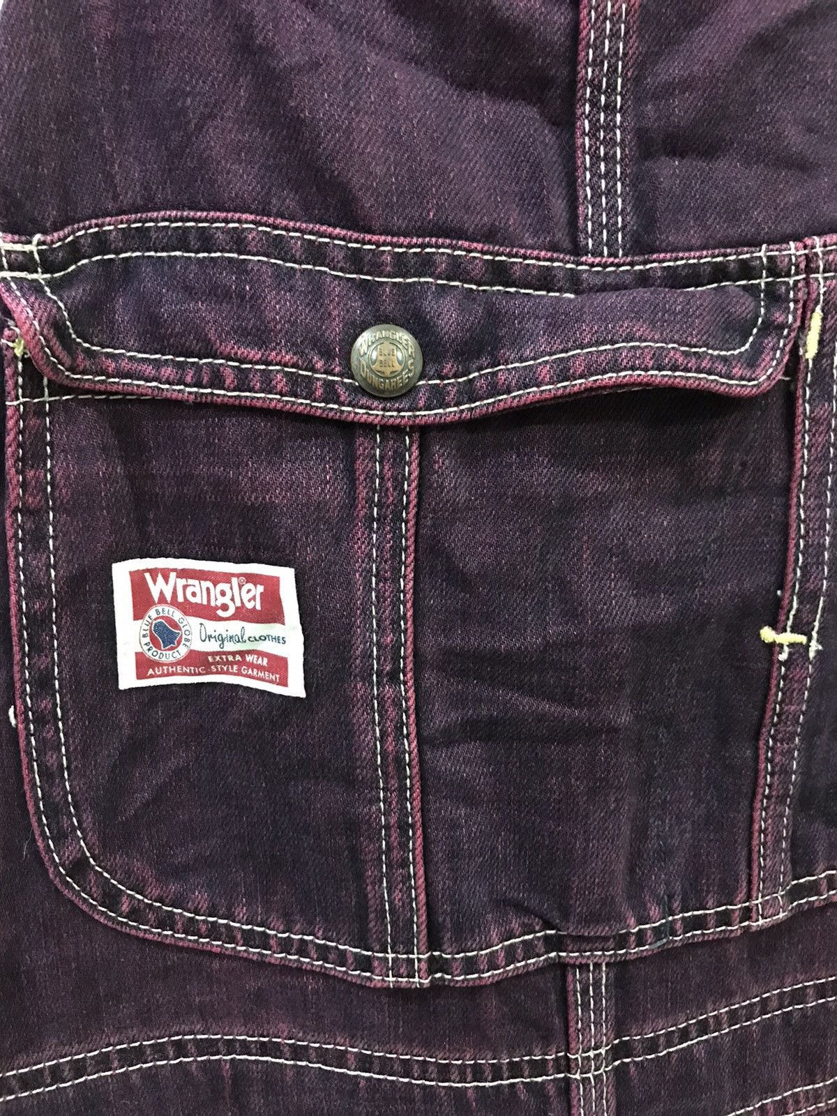 Wrangler 🔥For W32-W34🔥Wrangler Blue Bell Denim Overall Size US 36 / EU 52 - 4 Thumbnail