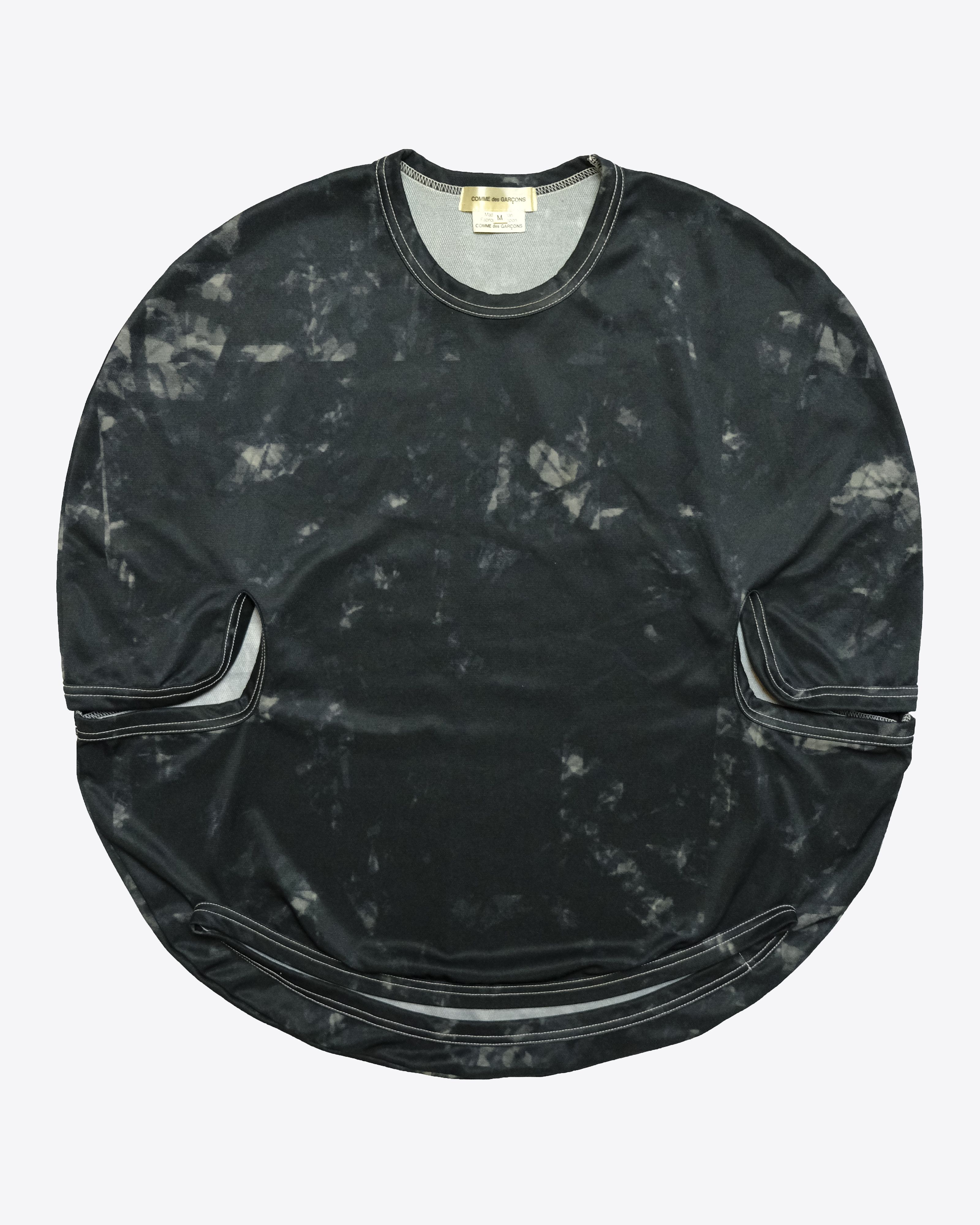Comme des Garcons × Comme des Garcons Homme Comme des Garcons AD2008 Circle Cut Short-sleeve Tee Shirt Size US M / EU 48-50 / 2 - 1 Thumbnail