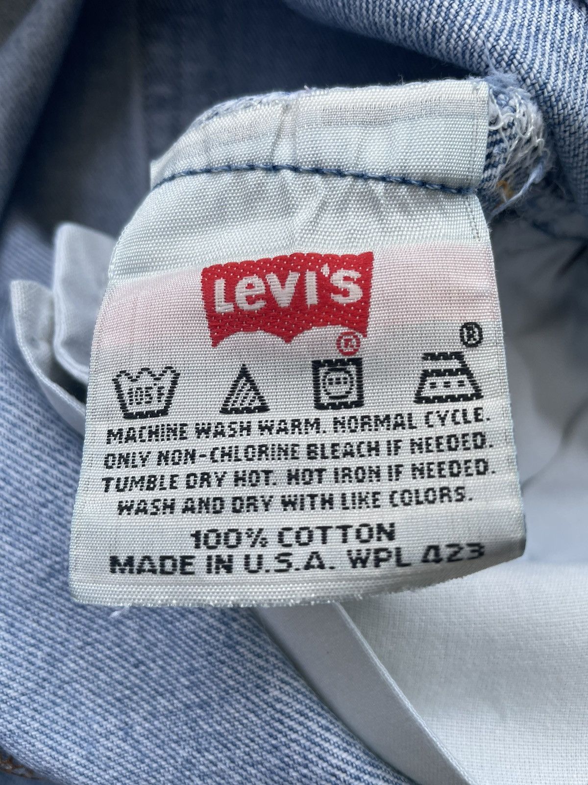 Le Grande Bleu (L.G.B.) Vintage Levi’s 501 1999 Usa Aging Faded Wash Size US 39 - 11 Thumbnail
