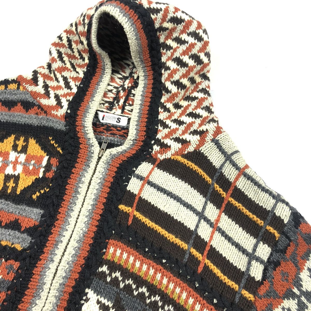 Issey Miyake Vintage Issey Miyake I.S AW89 Knit Zipper Cropped Sweater Size US S / EU 44-46 / 1 - 4 Thumbnail