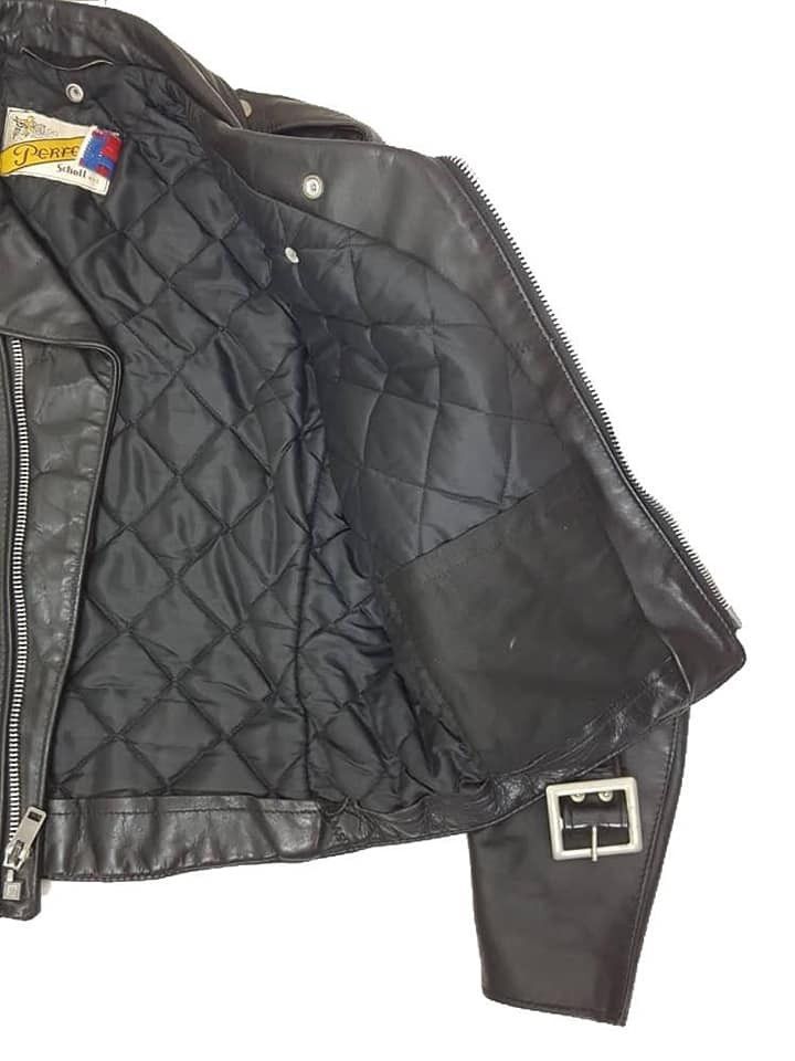 Schott Vtg. Schott Perfecto 618 Leather Motorcycle Quilted Jacket Size US M / EU 48-50 / 2 - 23 Thumbnail