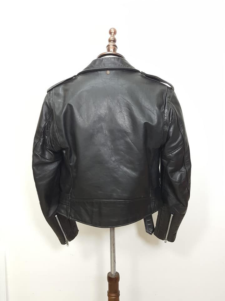 Schott Vtg. Schott Perfecto 618 Leather Motorcycle Quilted Jacket Size US M / EU 48-50 / 2 - 2 Thumbnail