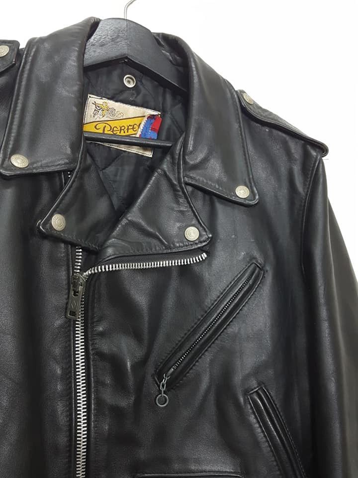 Schott Vtg. Schott Perfecto 618 Leather Motorcycle Quilted Jacket Size US M / EU 48-50 / 2 - 10 Thumbnail