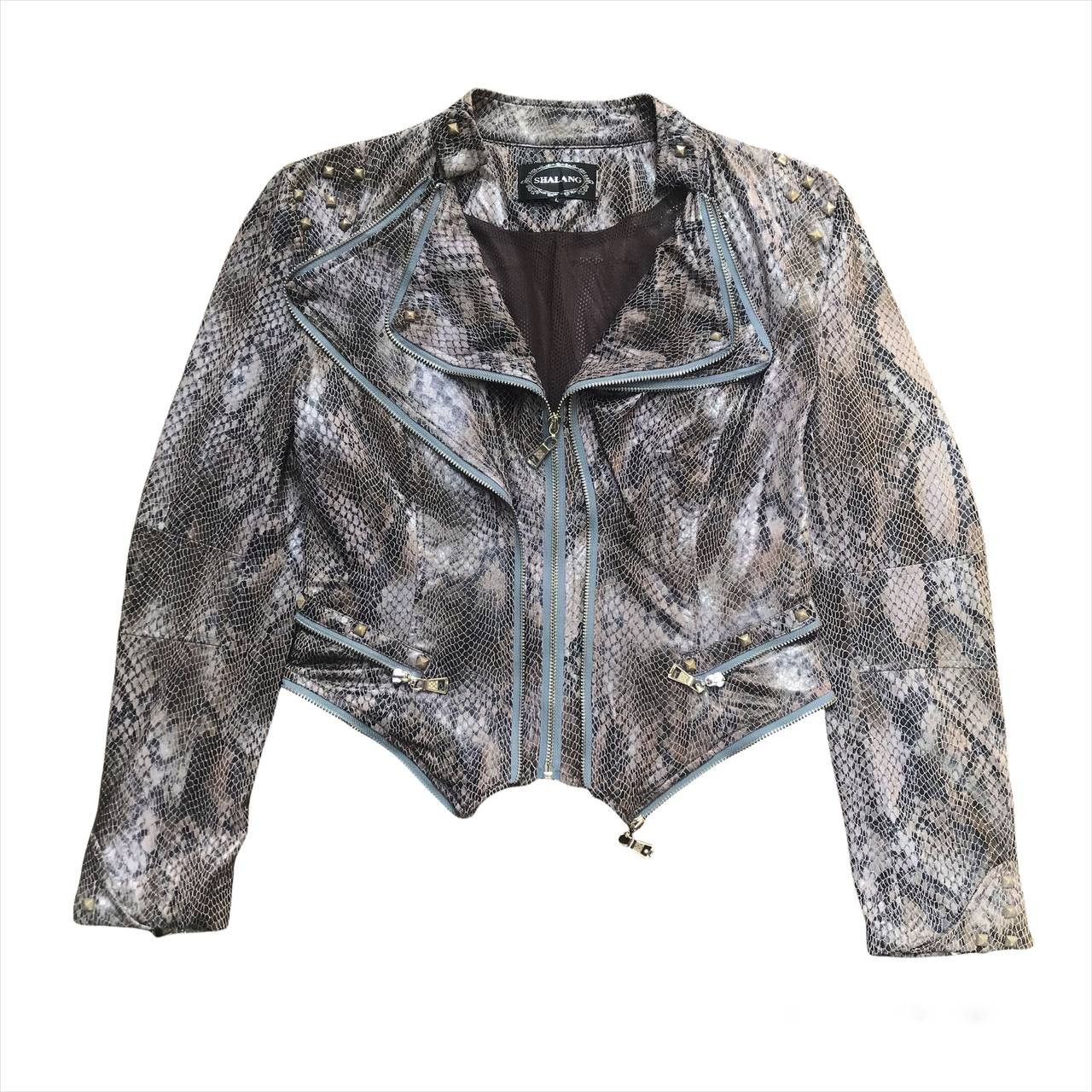 Isamu Katayama Backlash Japanese Brand Shalang Snake Skin Studed Punk Size US S / EU 44-46 / 1 - 1 Thumbnail