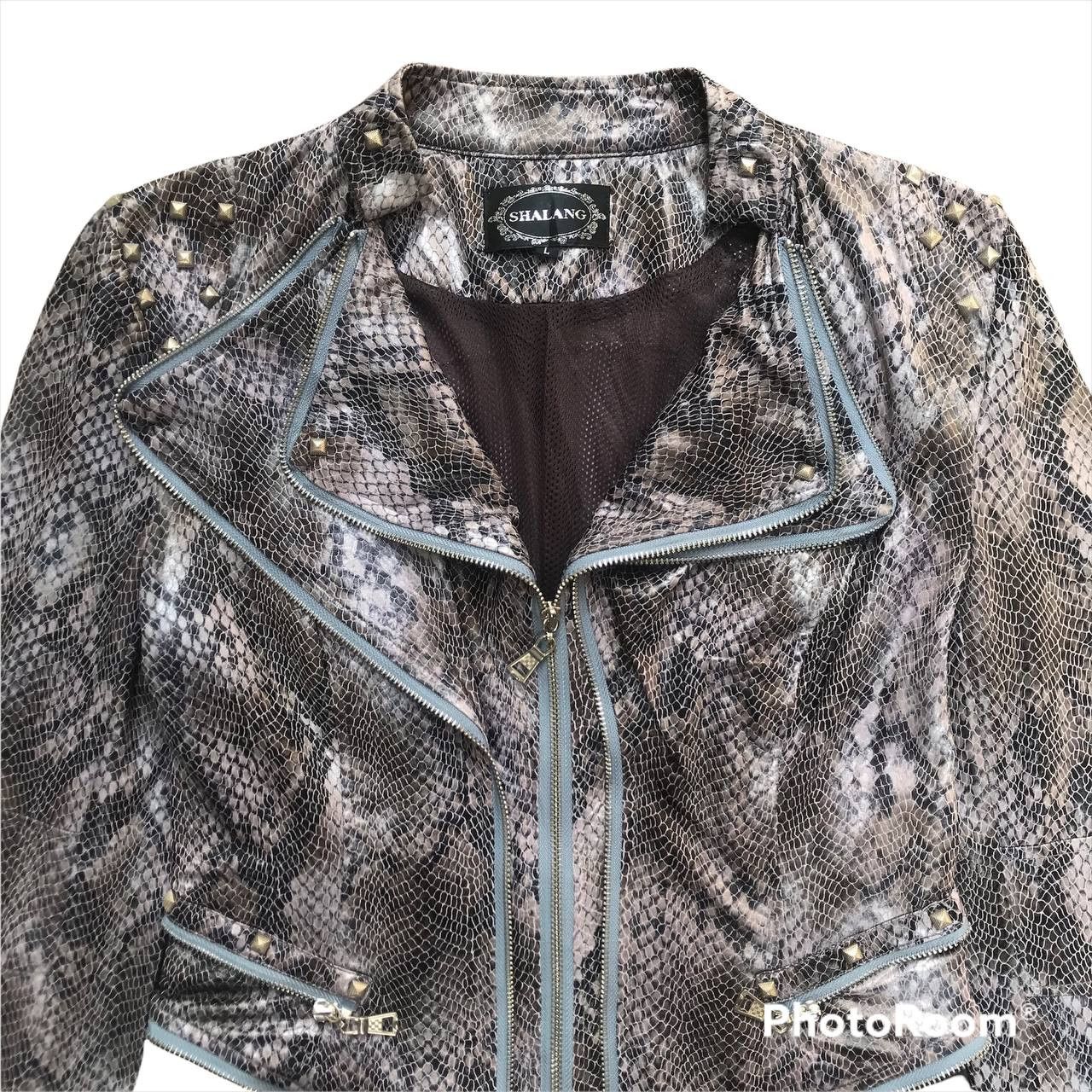 Isamu Katayama Backlash Japanese Brand Shalang Snake Skin Studed Punk Size US S / EU 44-46 / 1 - 3 Thumbnail