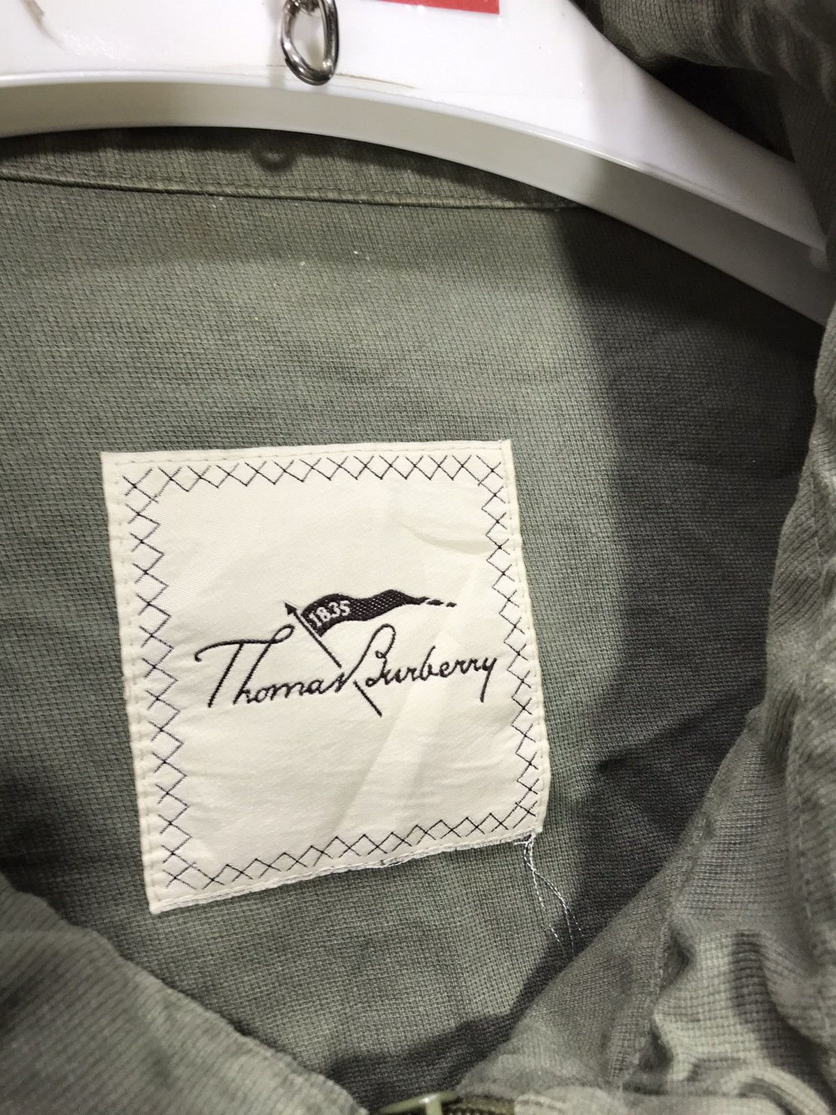 Burberry 🐎Thomas Burberry Military Style Jacket 32🟩 Size US M / EU 48-50 / 2 - 8 Thumbnail