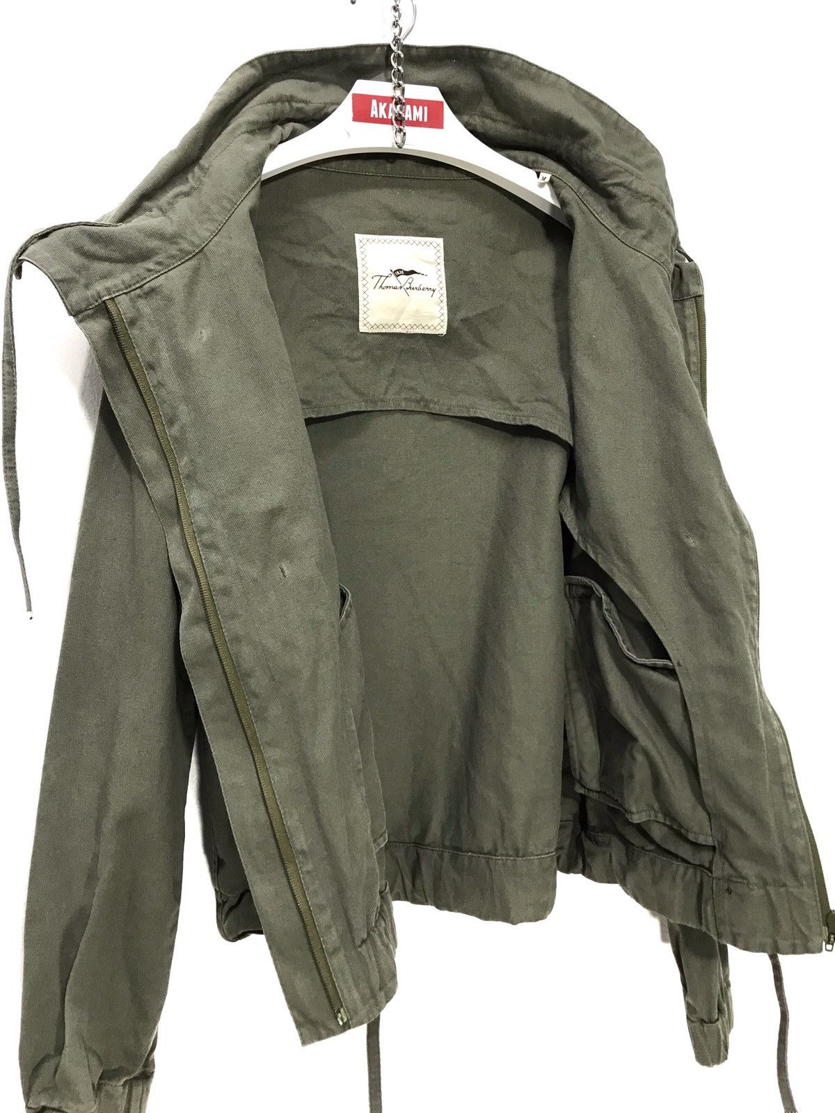 Burberry 🐎Thomas Burberry Military Style Jacket 32🟩 Size US M / EU 48-50 / 2 - 7 Thumbnail