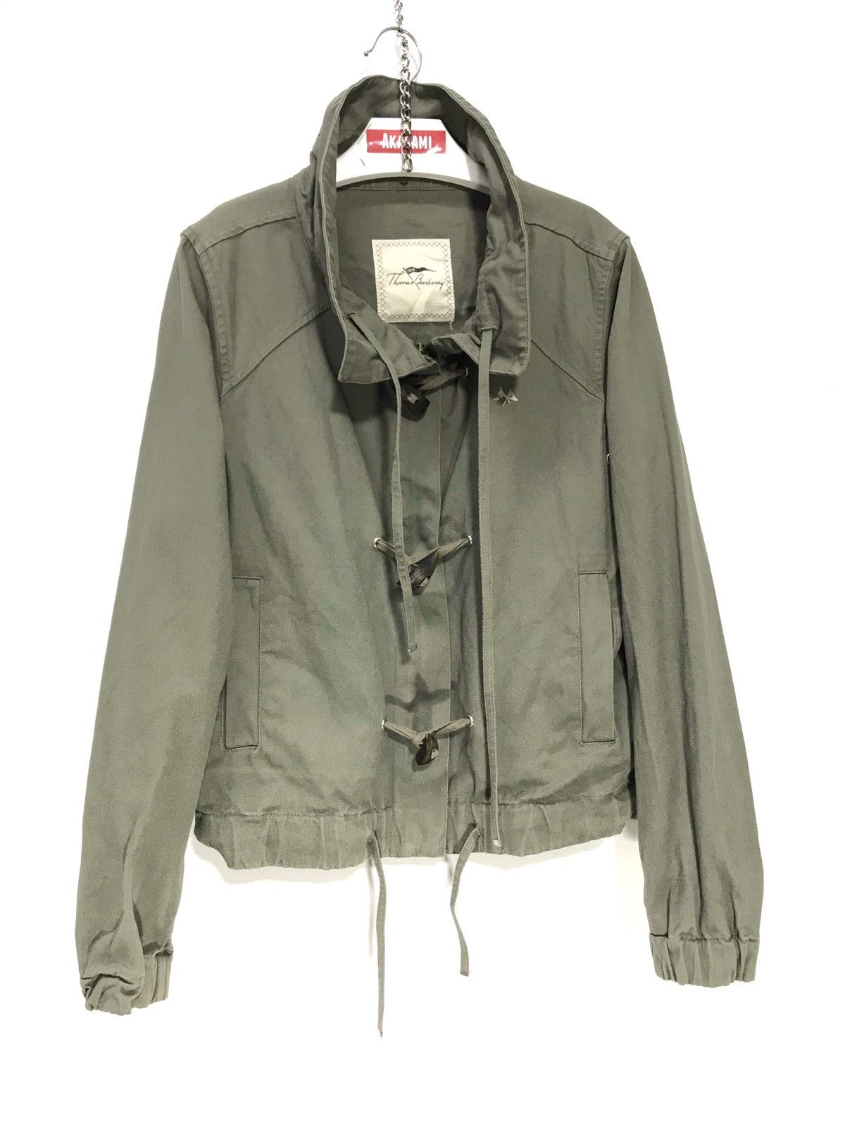 Burberry 🐎Thomas Burberry Military Style Jacket 32🟩 Size US M / EU 48-50 / 2 - 1 Thumbnail
