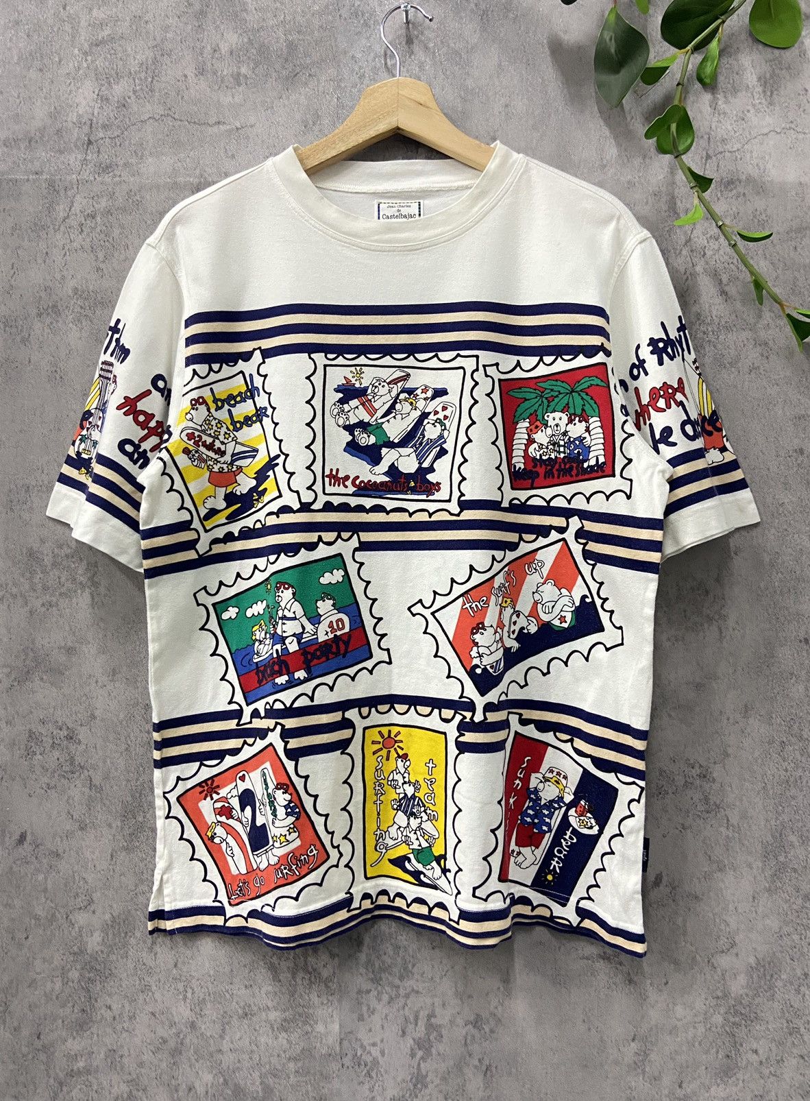 Jean Charles De Castelbajac × Vintage Vintage Jean Charles De Castelbajac All Over Print Tshirt Size US M / EU 48-50 / 2 - 1 Thumbnail