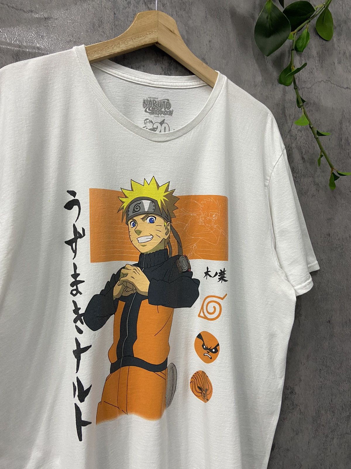 Anime × Vintage Vintage Naruto Shippuden 20th Anniversary Officials Tshirt Size US XL / EU 56 / 4 - 4 Thumbnail