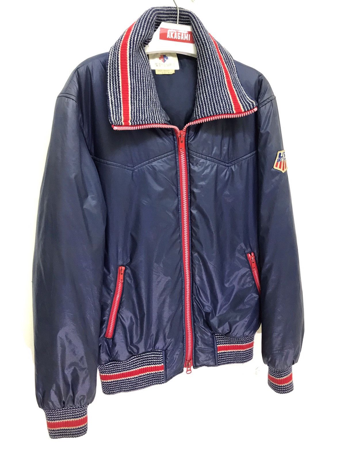 Descente Rare Vtg 80s/90s Descente Padding Jacket US Ski Team Size US M / EU 48-50 / 2 - 2 Thumbnail