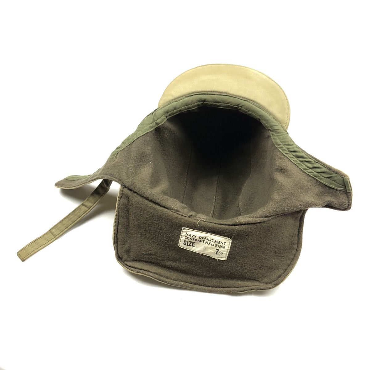 Vintage RARE‼️OG Vintage USN WWII Hat Size ONE SIZE - 8 Thumbnail