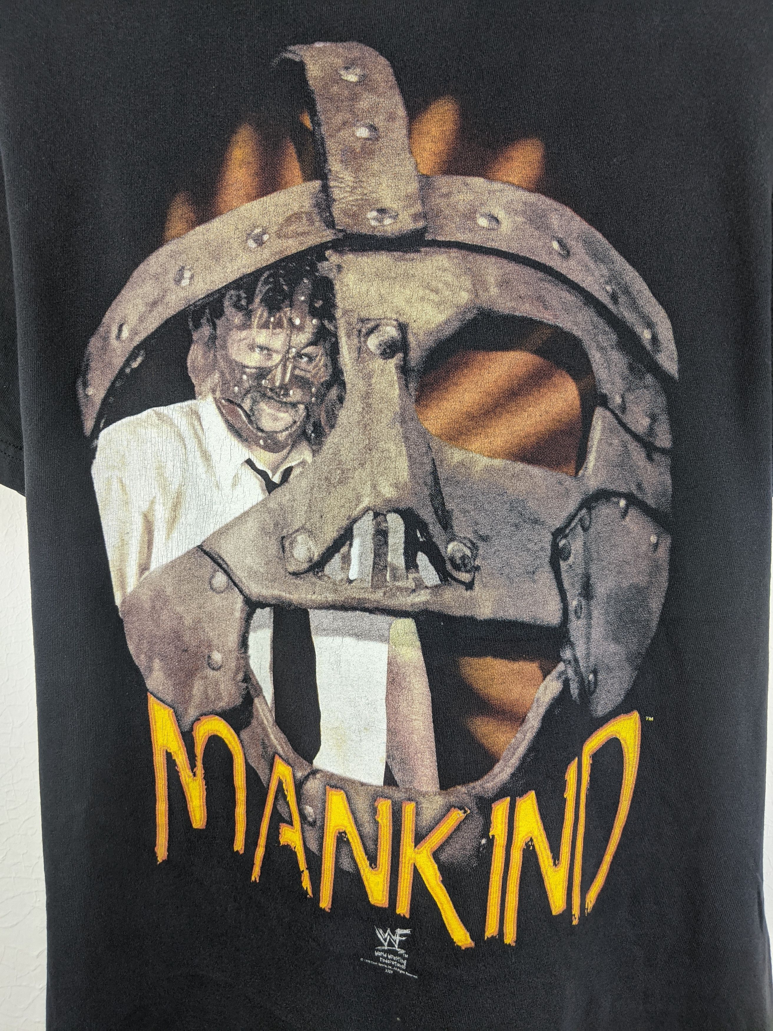 WWF WWF 90s 1998 Mankind Wrestling shirt Size US M / EU 48-50 / 2 - 2 Thumbnail