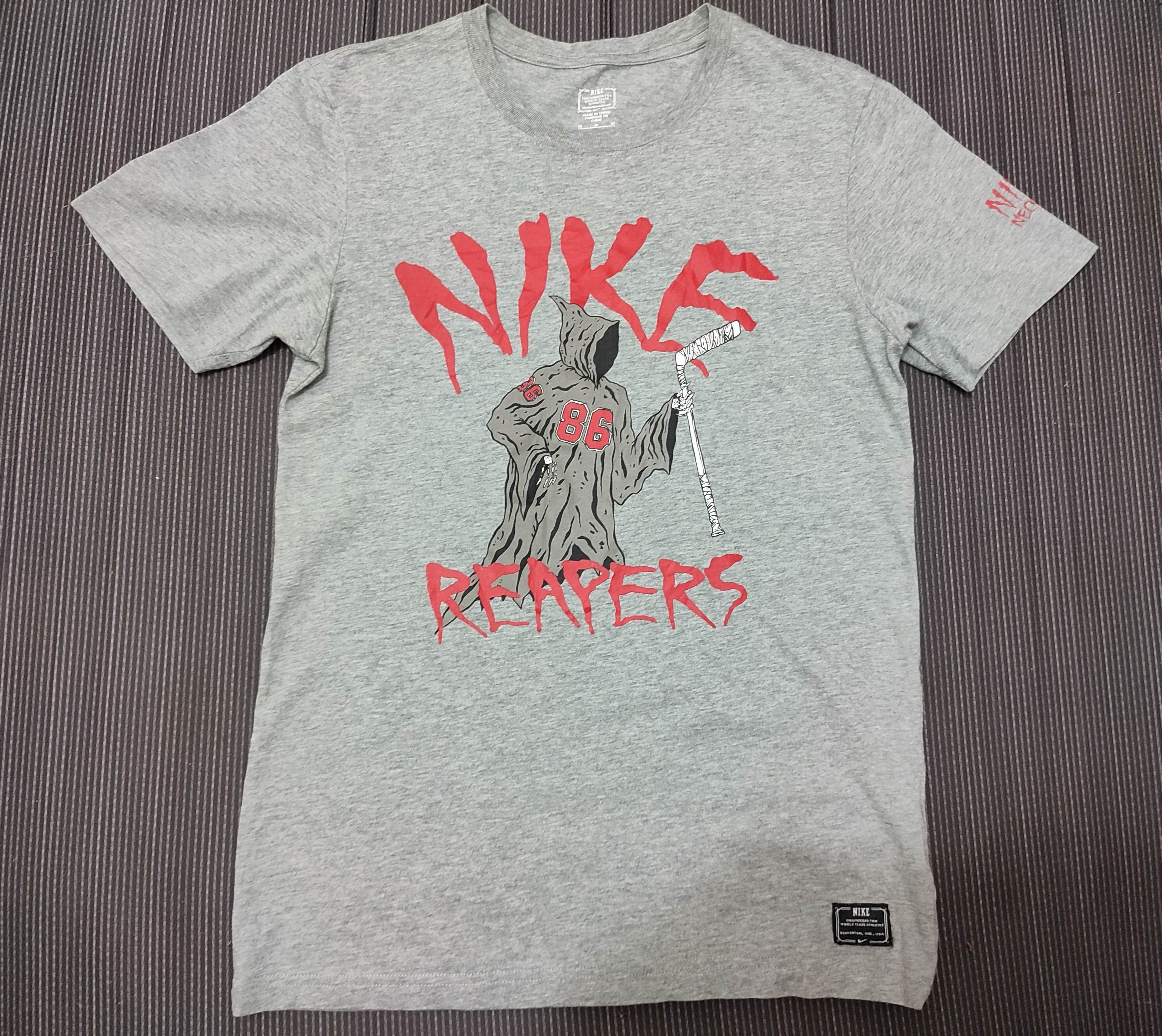 Neckface × Nike 🔥Nike x Neckface Reapers Stretch Tshirt Size US M / EU 48-50 / 2 - 2 Thumbnail