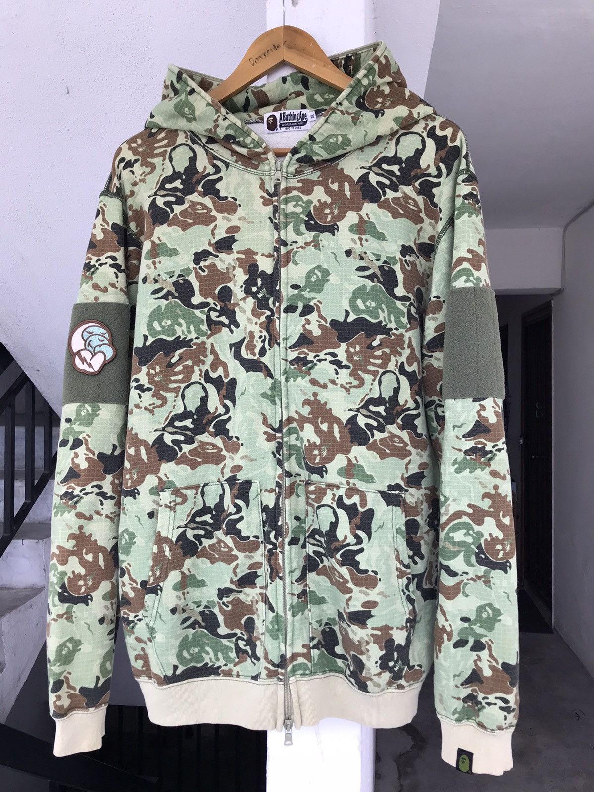 Bape × Nigo Octopus Tailor Camo Full Zip Hoodie Size US XL / EU 56 / 4 - 4 Thumbnail