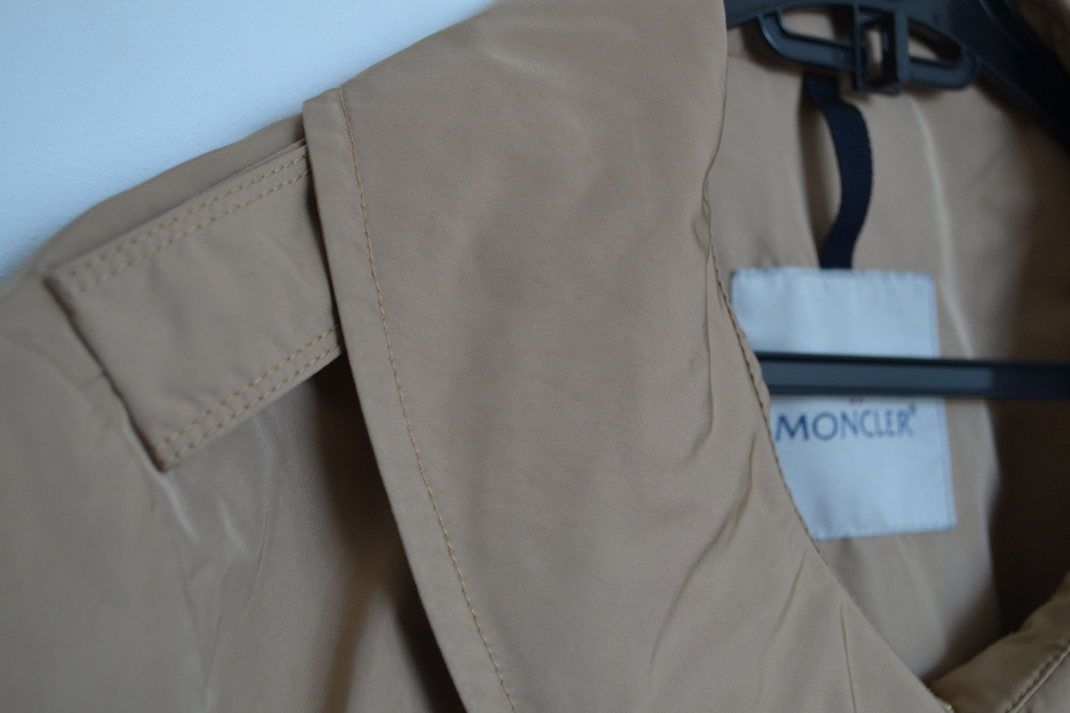 Moncler MONCLER Jacket Logo Coat Trench Badge Beige Womens Size M / US 6-8 / IT 42-44 - 8 Thumbnail