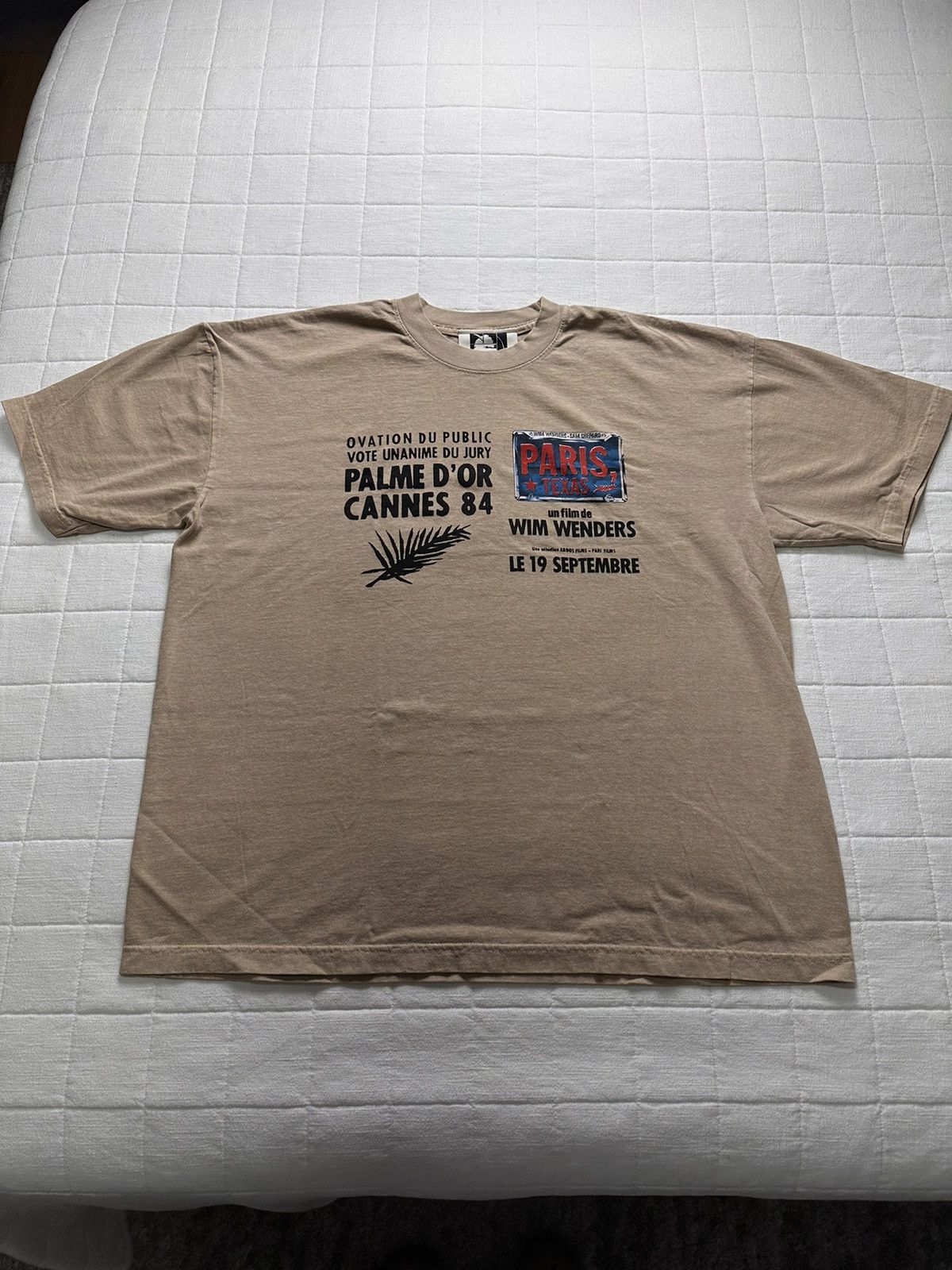 image of Vintage And After That Paris Texas Movie T-Shirt Size XL in Tan, Men's