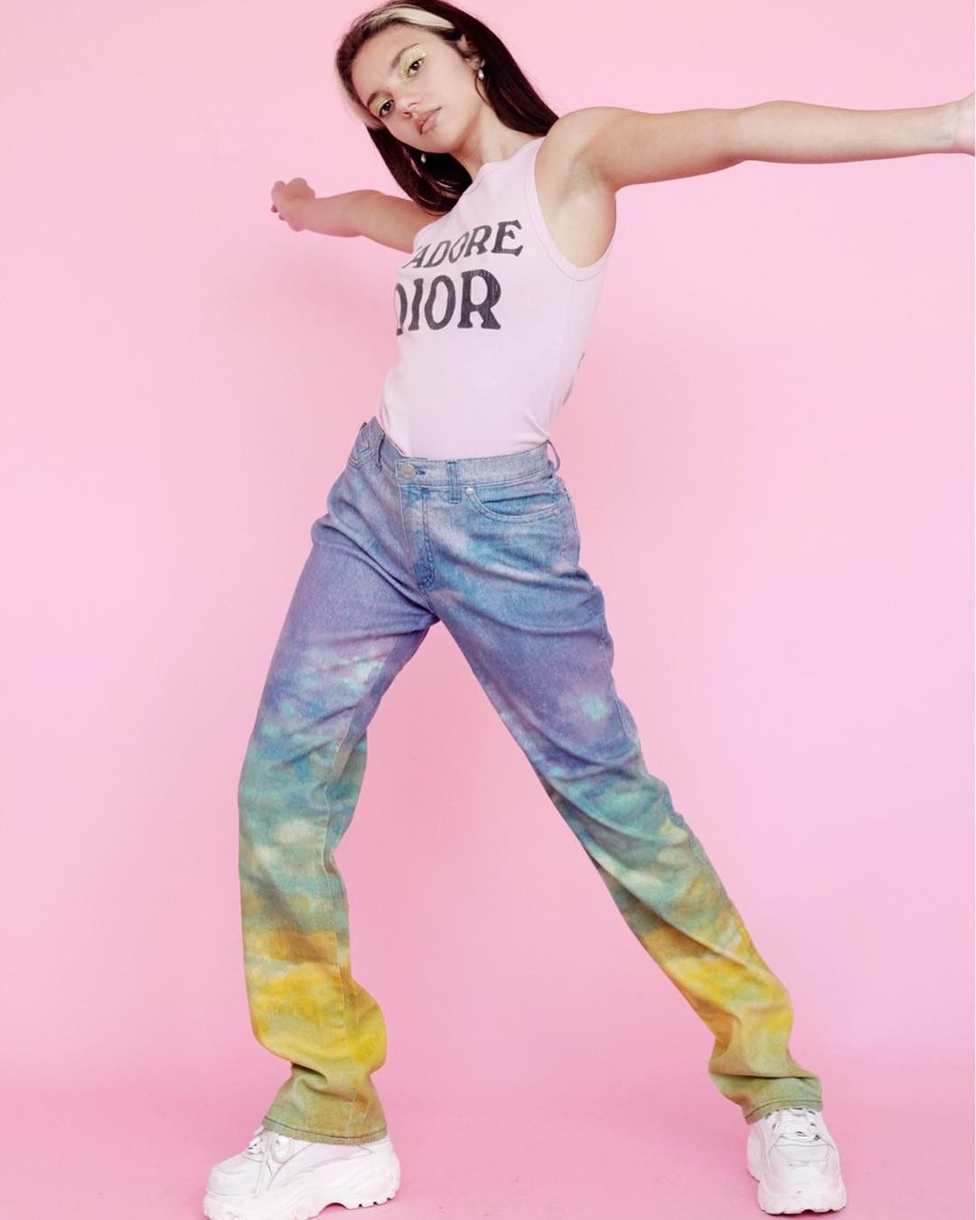 Roberto Cavalli ROBERTO CAVALLI Jeans Pants Printed Sky Vintage 90s y2k Size US 30 / EU 46 - 5 Thumbnail