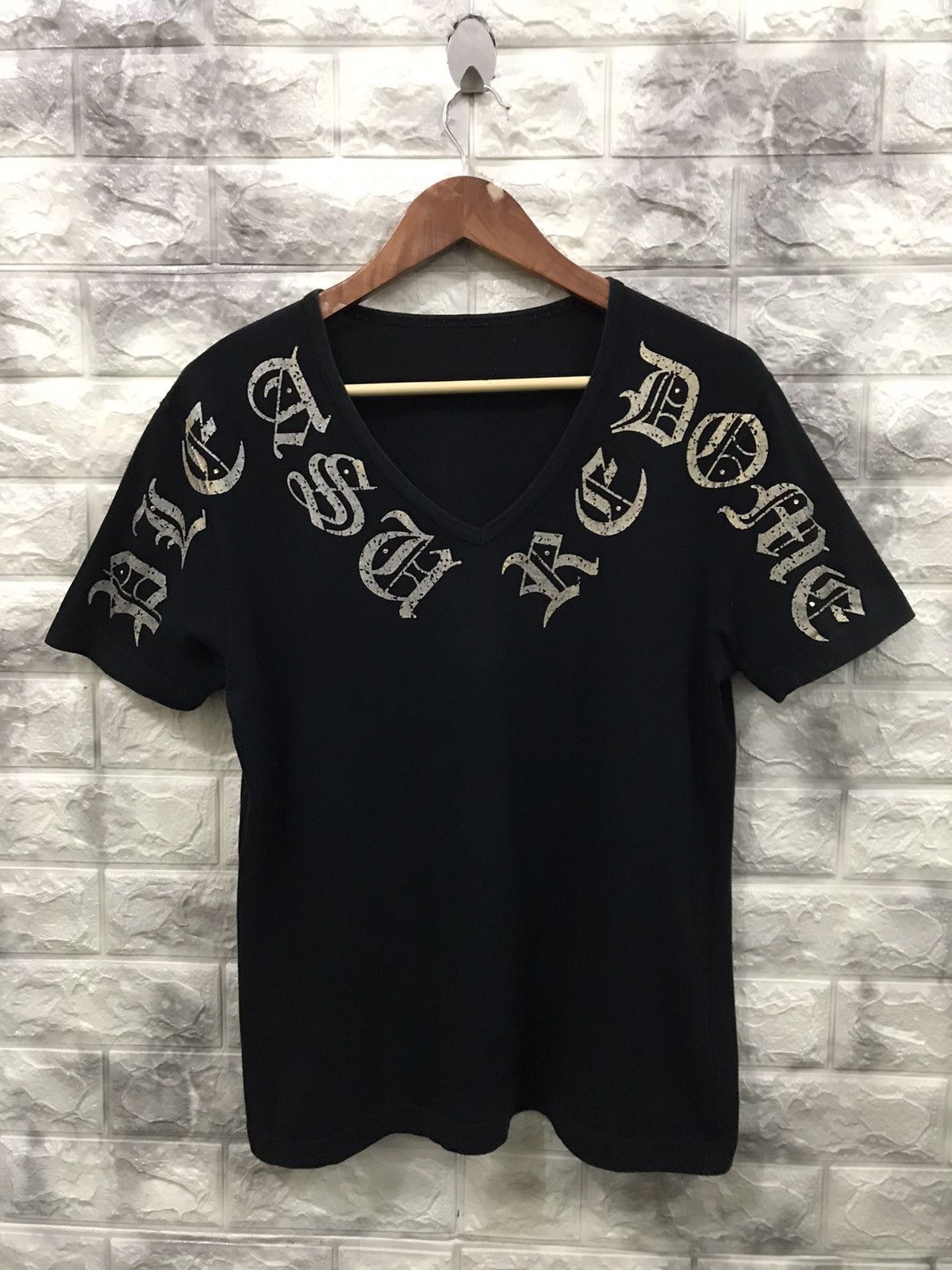 Japanese Brand Pleasure Dome Black T-Shirt Size L / US 10 / IT 46 - 1 Thumbnail