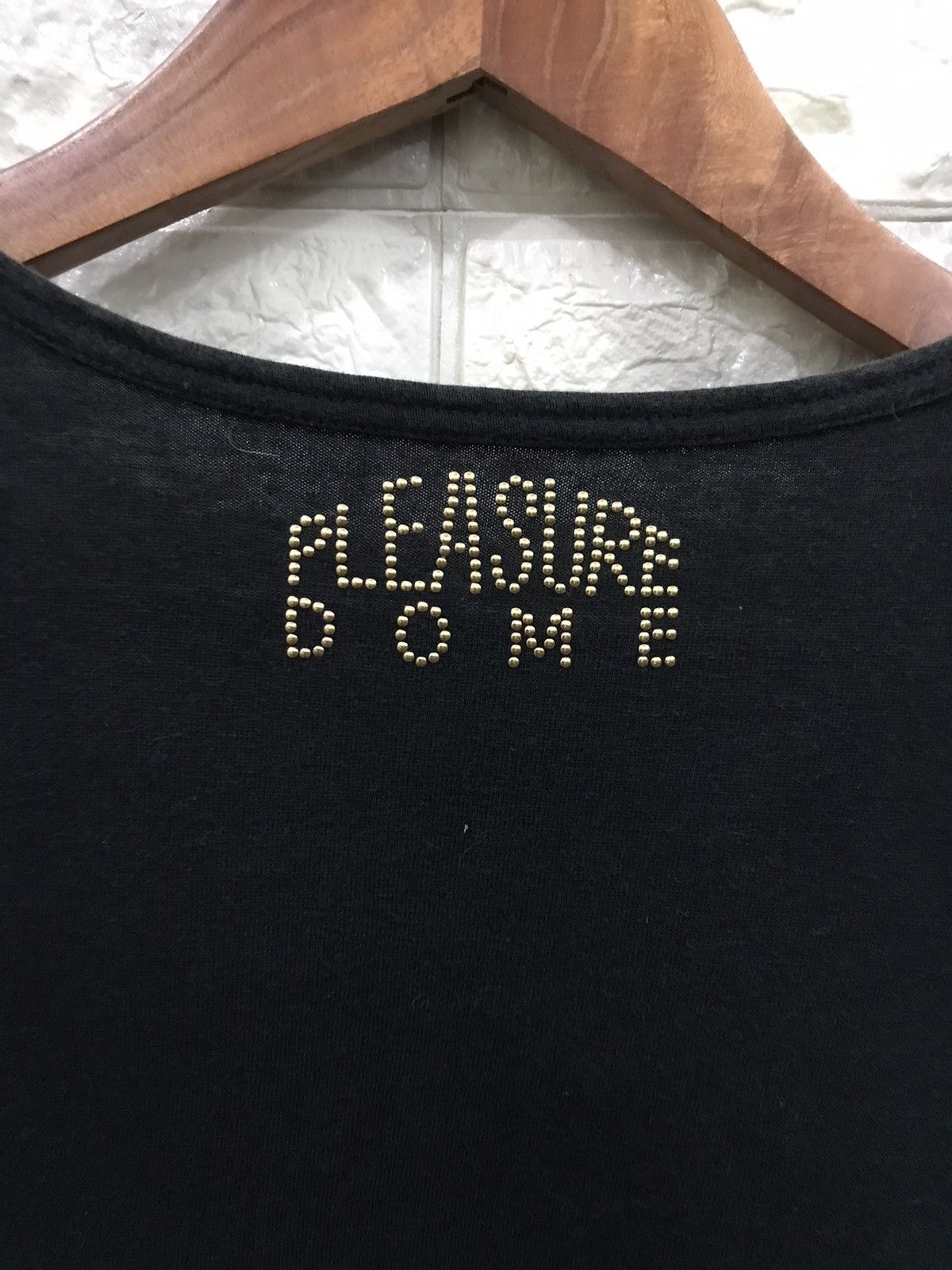 Japanese Brand Pleasure Dome Black T-Shirt Size L / US 10 / IT 46 - 4 Thumbnail