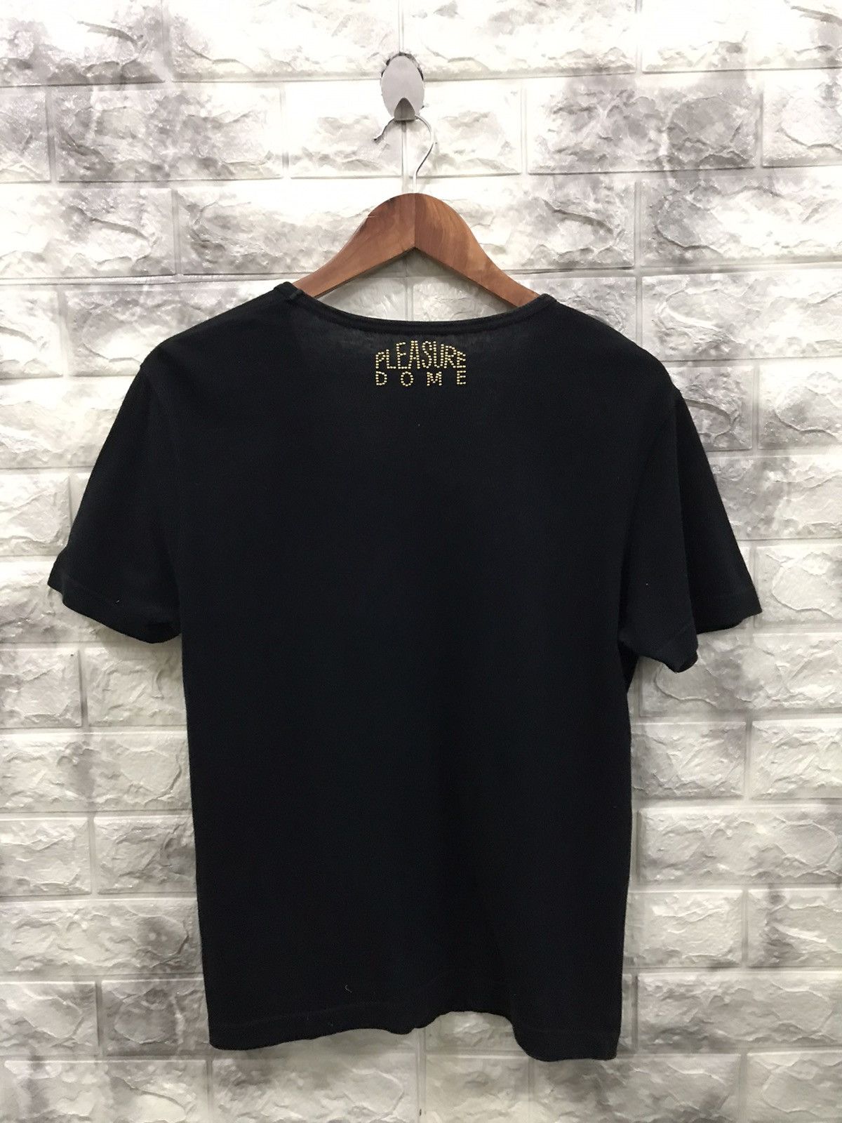 Japanese Brand Pleasure Dome Black T-Shirt Size L / US 10 / IT 46 - 2 Thumbnail