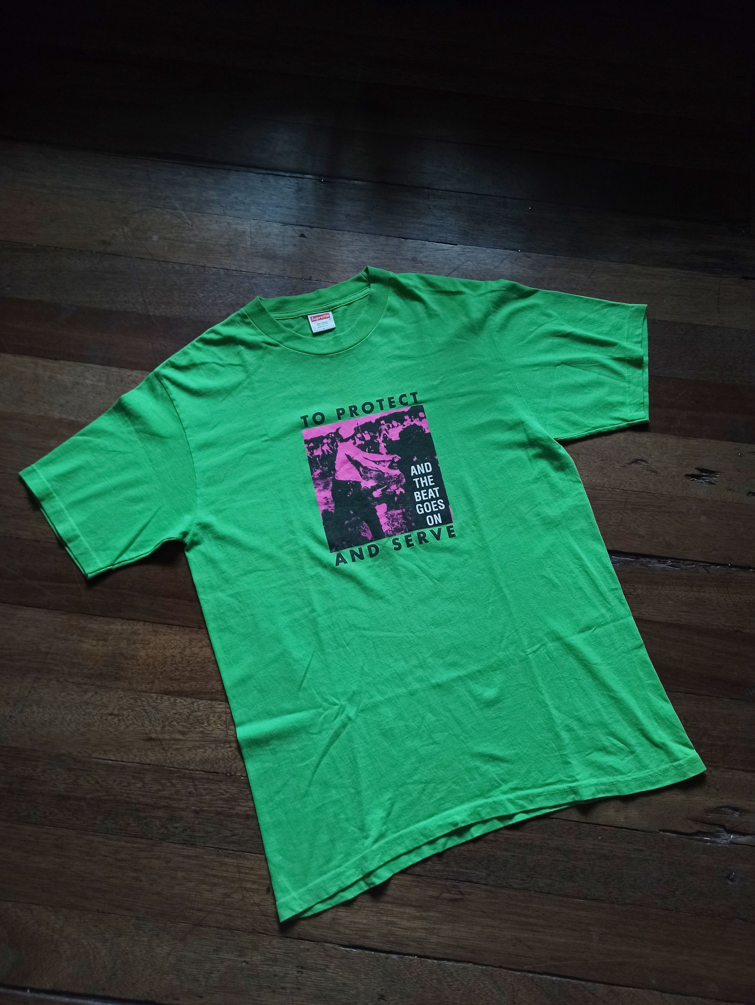 Supreme Supreme to Protect and Serve tee - SS08 Size US L / EU 52-54 / 3 - 1 Thumbnail