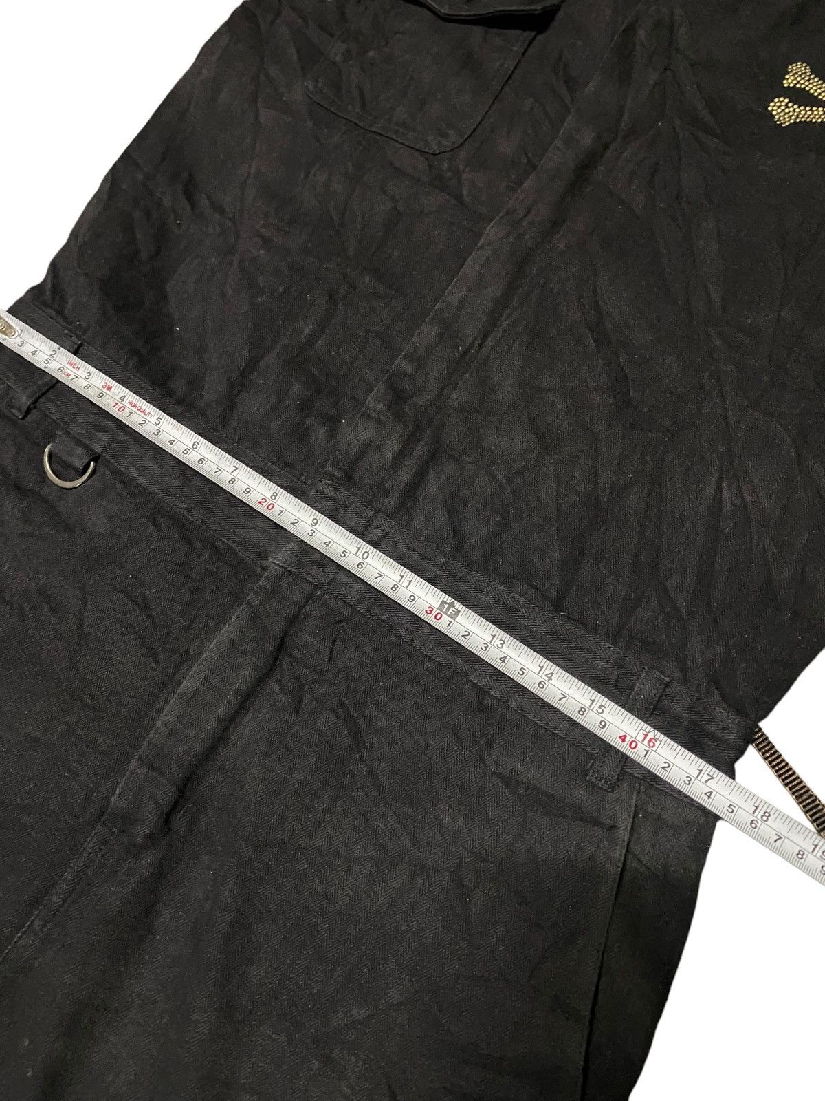 Hysteric Glamour 💥Final💥Cool Dribe Striker Savage Revolt Black Overalls Size US 34 / EU 50 - 18 Thumbnail