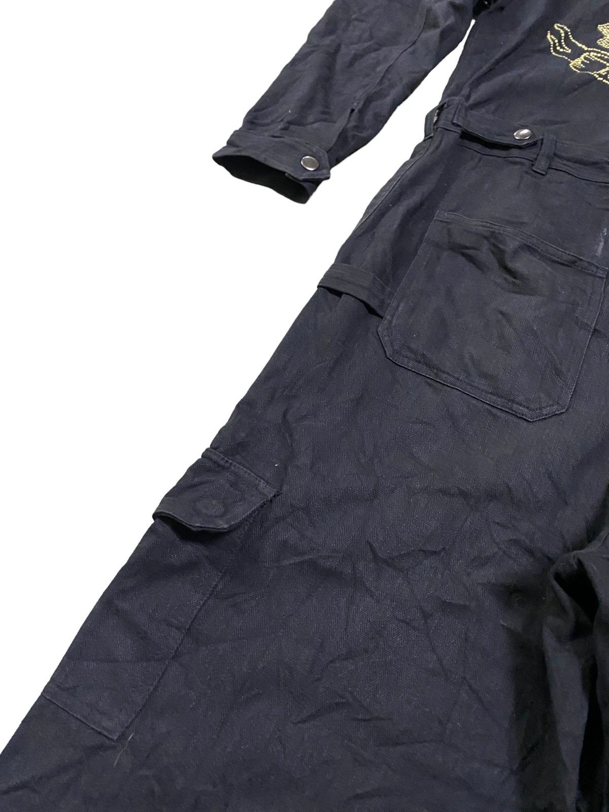 Hysteric Glamour 💥Final💥Cool Dribe Striker Savage Revolt Black Overalls Size US 34 / EU 50 - 9 Thumbnail
