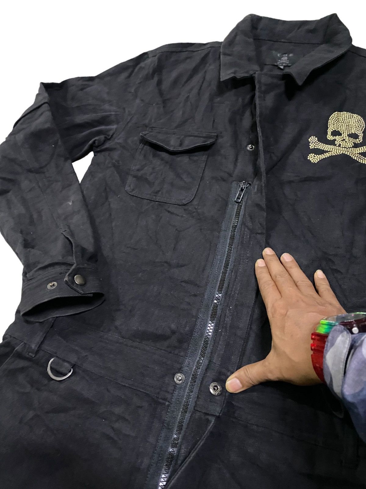 Hysteric Glamour 💥Final💥Cool Dribe Striker Savage Revolt Black Overalls Size US 34 / EU 50 - 14 Thumbnail
