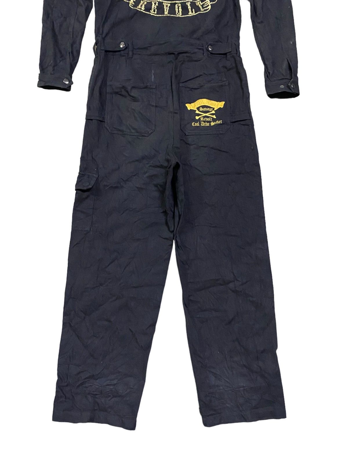 Hysteric Glamour 💥Final💥Cool Dribe Striker Savage Revolt Black Overalls Size US 34 / EU 50 - 8 Thumbnail