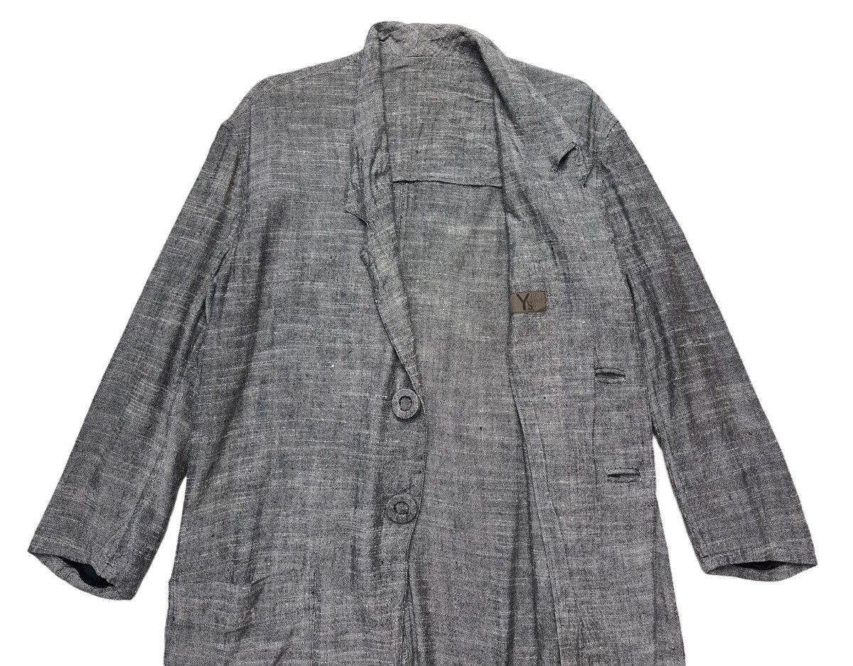 Yohji Yamamoto Yohji yamamoto Avant Garde Linen Jacket Size US XL / EU 56 / 4 - 8 Thumbnail