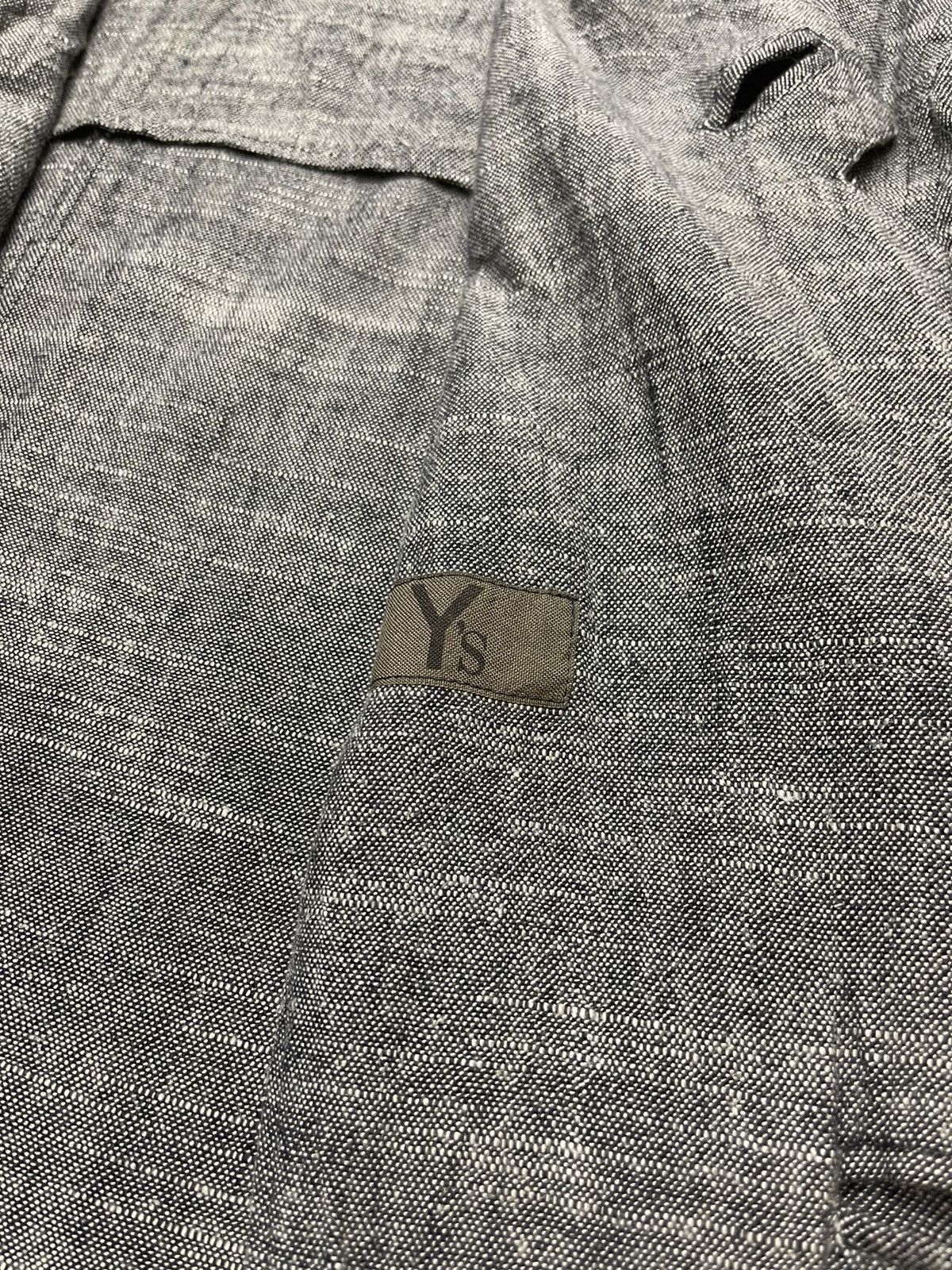 Yohji Yamamoto Yohji yamamoto Avant Garde Linen Jacket Size US XL / EU 56 / 4 - 13 Thumbnail