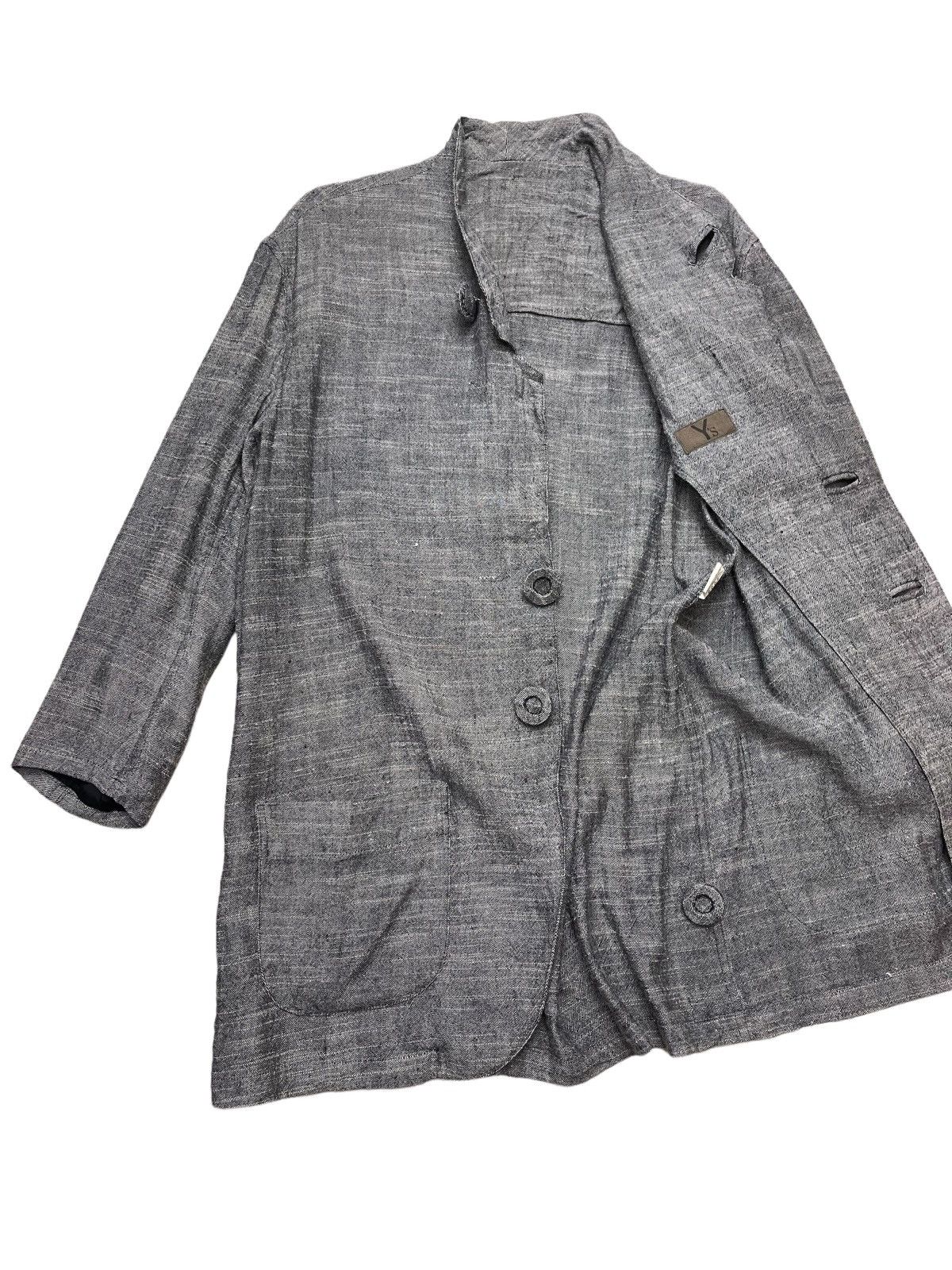 Yohji Yamamoto Yohji yamamoto Avant Garde Linen Jacket Size US XL / EU 56 / 4 - 2 Thumbnail