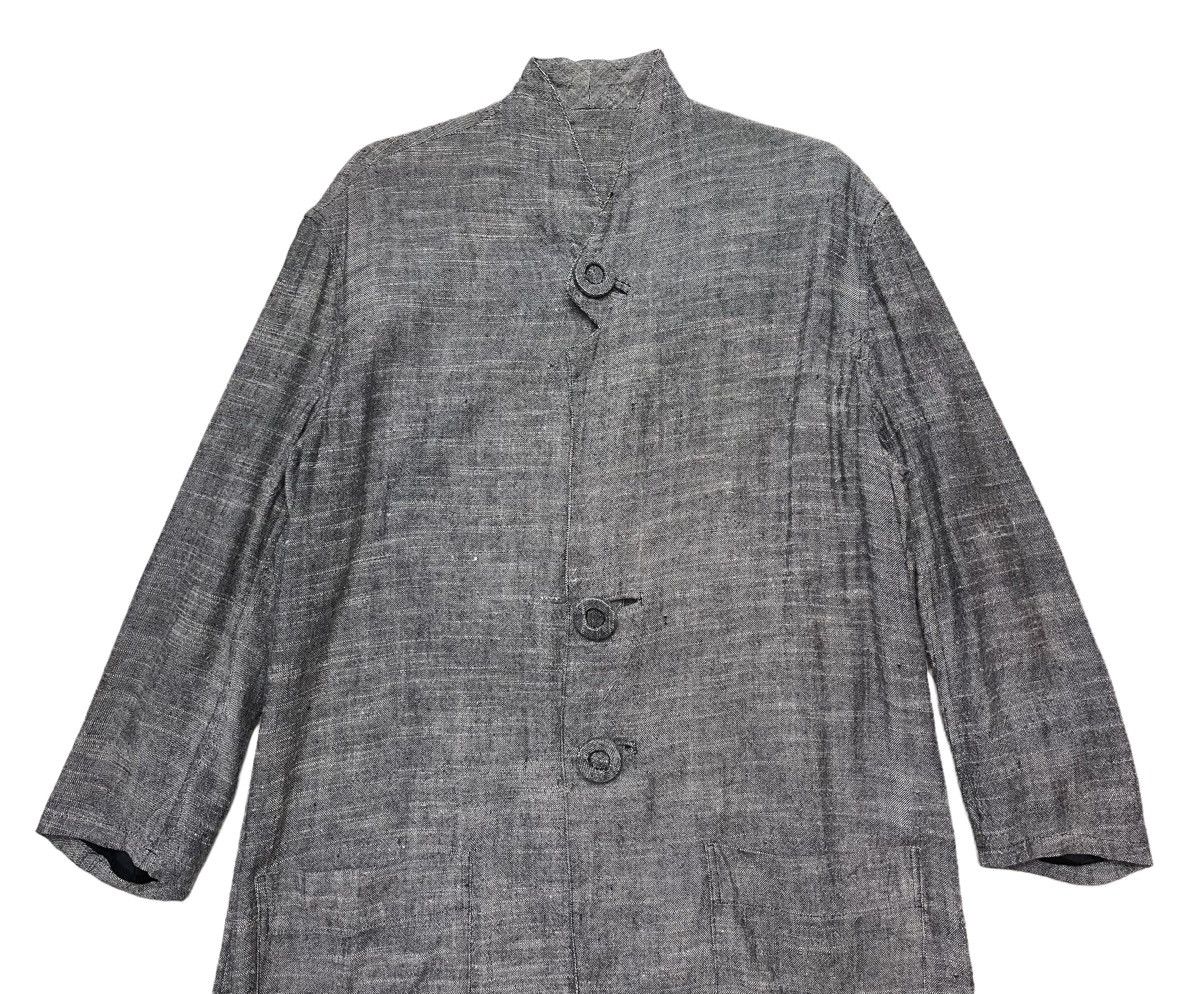 Yohji Yamamoto Yohji yamamoto Avant Garde Linen Jacket Size US XL / EU 56 / 4 - 5 Thumbnail
