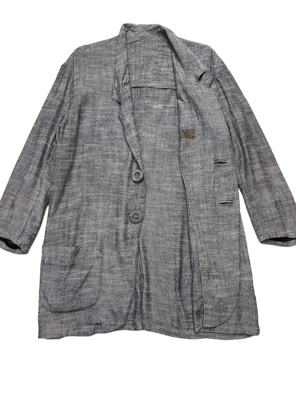 Yohji Yamamoto Yohji yamamoto Avant Garde Linen Jacket Size US XL / EU 56 / 4 - 10 Thumbnail