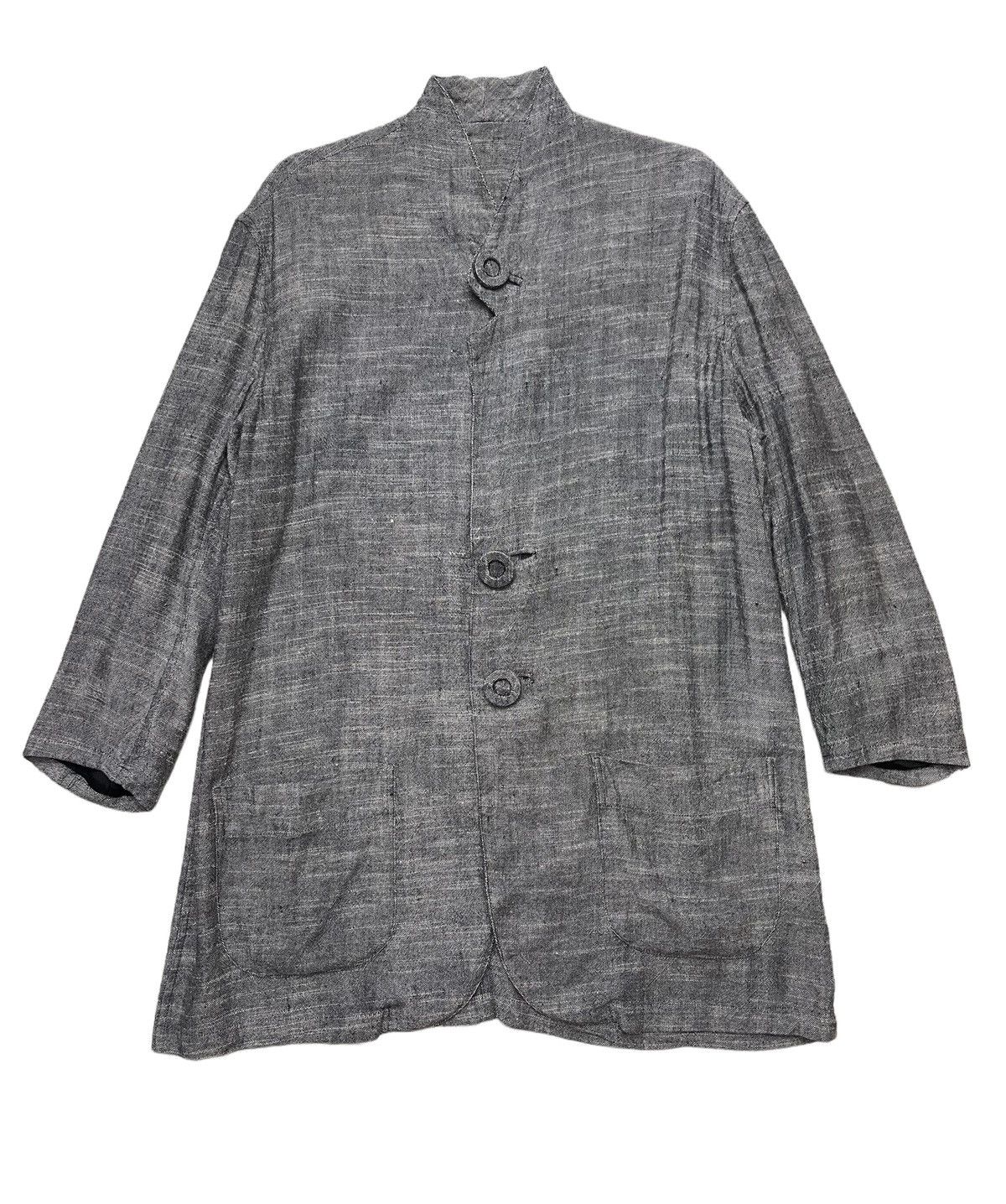 Yohji Yamamoto Yohji yamamoto Avant Garde Linen Jacket Size US XL / EU 56 / 4 - 1 Thumbnail