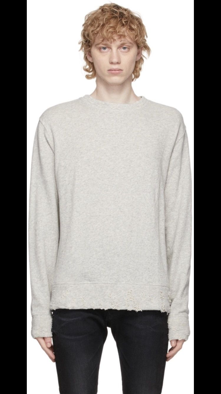 R13 Vintage distressed sweatshirt. XL Size US XL / EU 56 / 4 - 10 Thumbnail