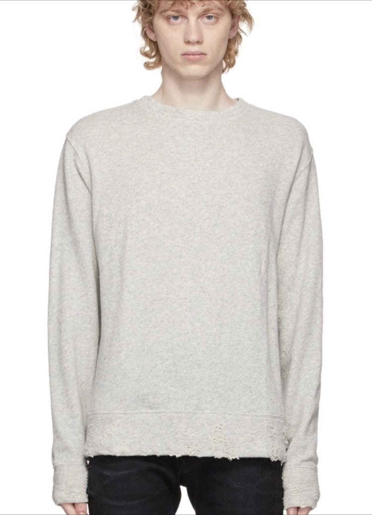 R13 Vintage distressed sweatshirt. XL Size US XL / EU 56 / 4 - 12 Thumbnail