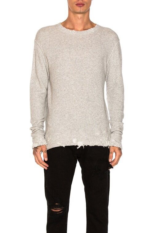 R13 Vintage distressed sweatshirt. XL Size US XL / EU 56 / 4 - 4 Thumbnail