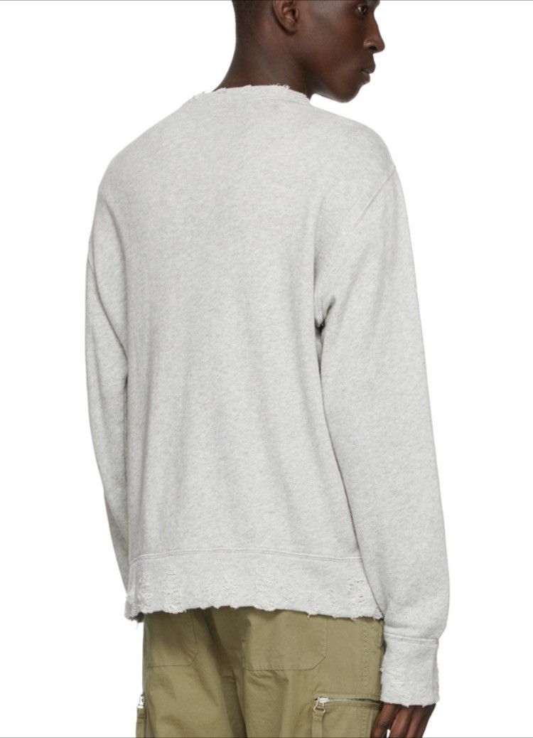 R13 Vintage distressed sweatshirt. XL Size US XL / EU 56 / 4 - 13 Thumbnail
