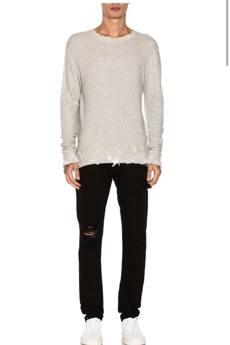 R13 Vintage distressed sweatshirt. XL Size US XL / EU 56 / 4 - 7 Thumbnail