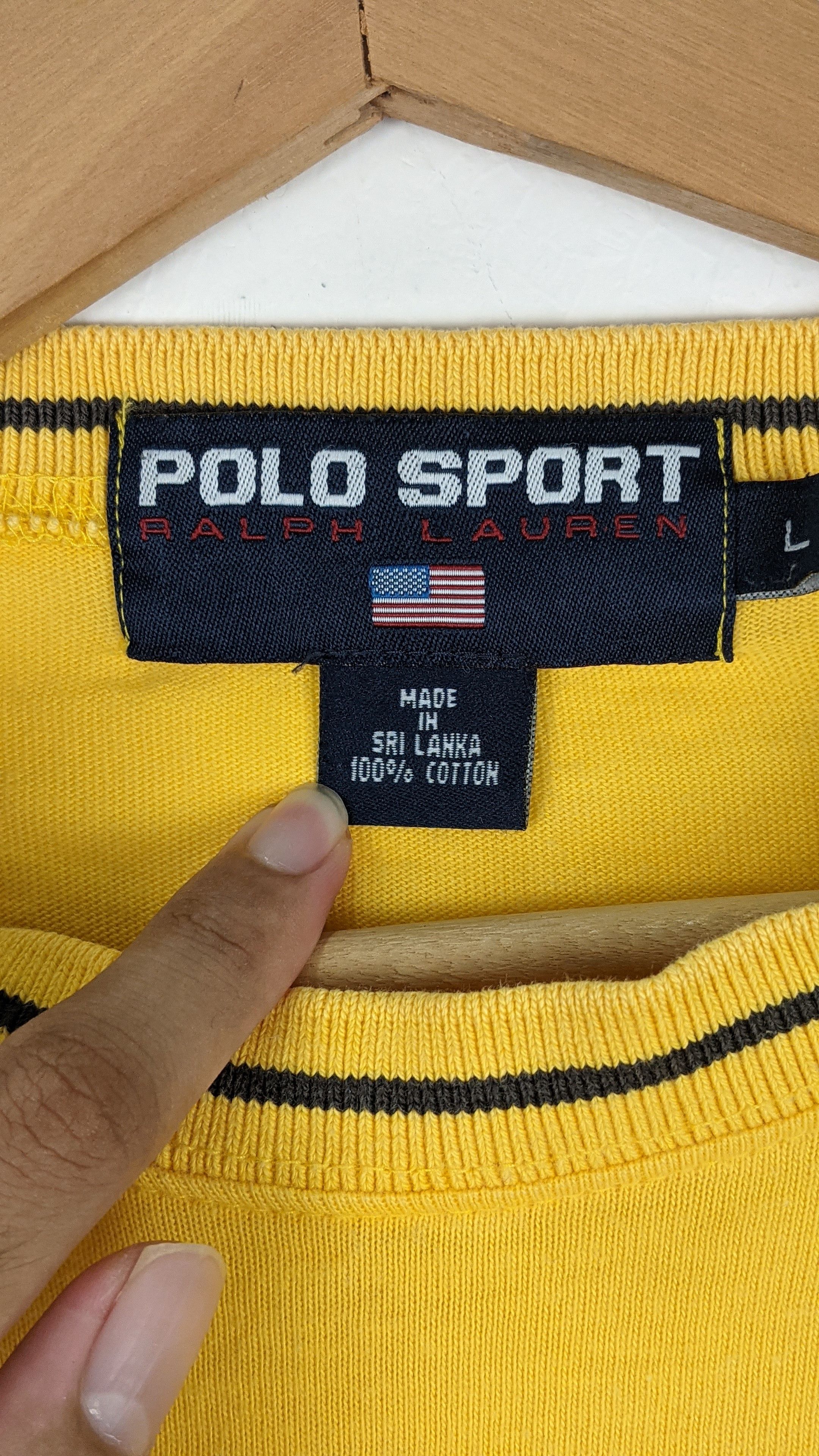 Polo Ralph Lauren Vintage Polo Sport 90s shirt Size US L / EU 52-54 / 3 - 5 Thumbnail