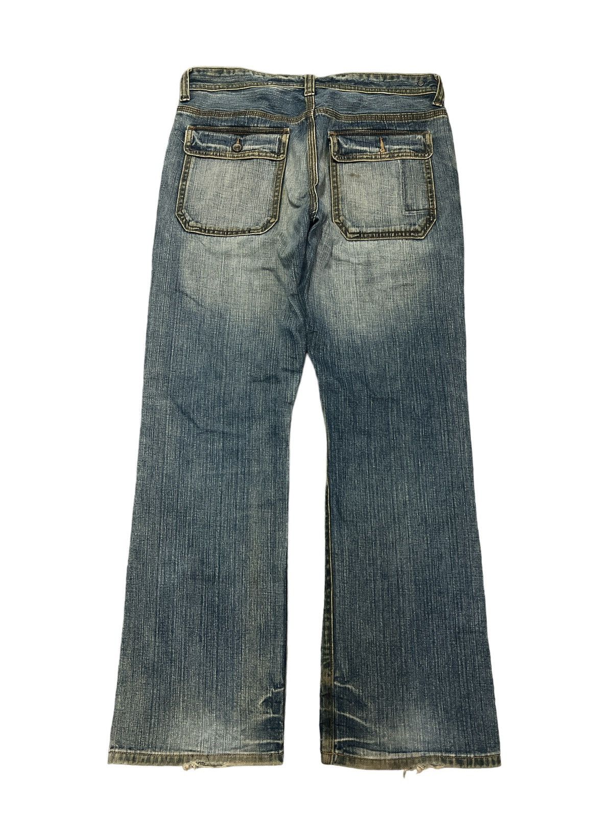 Japanese Brand × Vintage SICK🔥GAP BOOT FIT DISTRESSED DENIM PANT Size US 32 / EU 48 - 6 Thumbnail